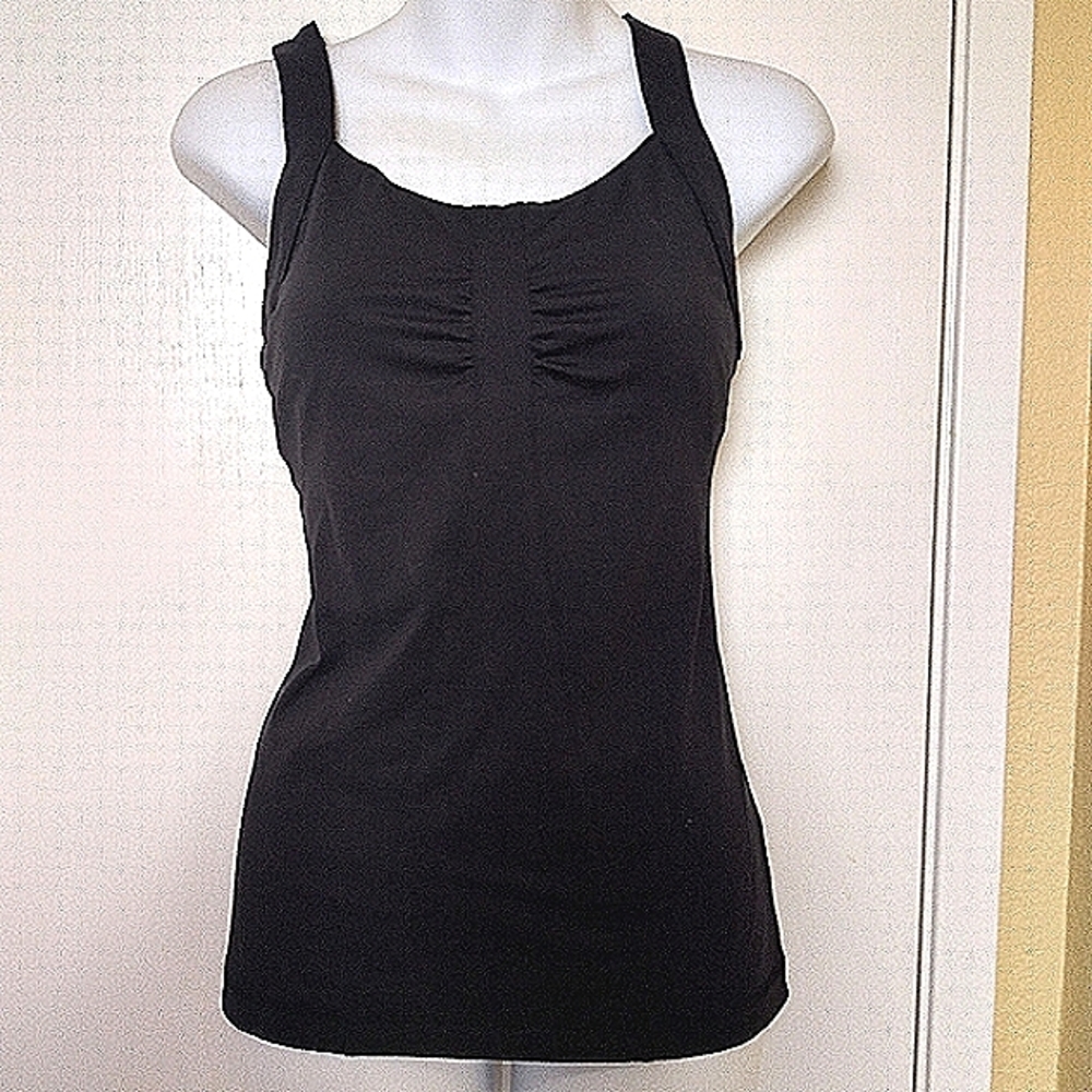 Tek Gear Fitted Womens Black Yoga Top L